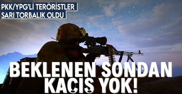 Teröre darbe üstüne darbe iniyor! 11 PKK/YPG’li terörist etkisiz hale getirildi