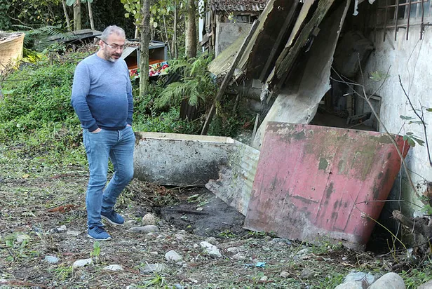 Rize'de yeraltından çıkan buhar büyük paniğe neden oldu!-4