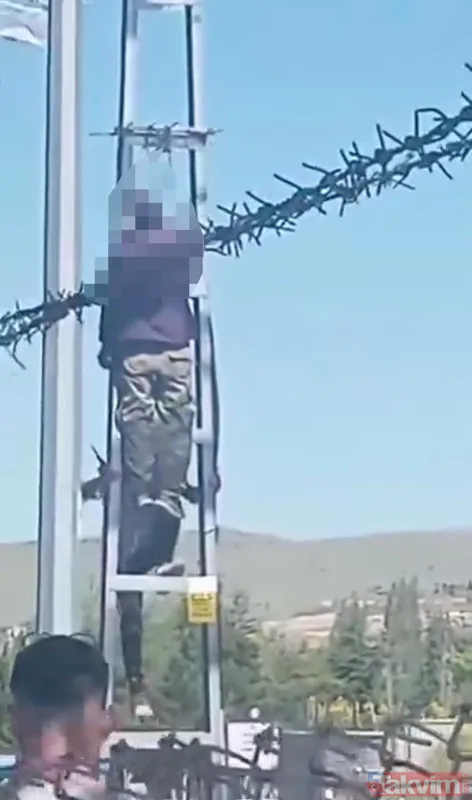 Kayseri'de şoke eden olay! Kurban eti verilmeyen Ali B. isimli kişi kendini elektrik direğine astı - 7