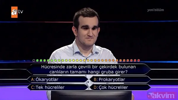 Helal olsun gönül gözüyle görenlere! Kim Milyoner Olmak İster'de geceye Mustafa Keskin damgası - 28