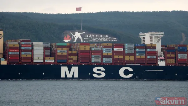 Çanakkale Boğazı tek yönlü trafiğe kapatıldı! 300 metreden uzun 3 konteyner ve 1 LNG gemisi geçecek - 6