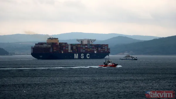 Çanakkale Boğazı tek yönlü trafiğe kapatıldı! 300 metreden uzun 3 konteyner ve 1 LNG gemisi geçecek - 3