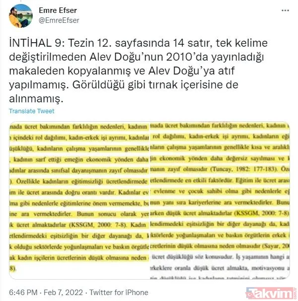 CHP'li İBB Başkanı Ekrem İmamoğlu'nun eşi Dilek İmamoğlu'nun tezinde sayfalarca intihal çıktı - 13