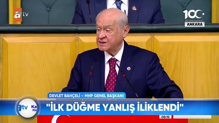 MHP Genel Başkanı Devlet Bahçeli'den 7 Kasım TBMM grubunda Kemal Kılıçdaroğlu ve Özgür Özel'e Demirtaş tepkisi: Bunlardan millete hayır gelmez
