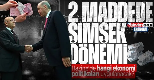 Hazine ve Maliye Bakanı Mehmet Şimşek göreve başladı: Ekonomide yeni dönemin yol haritası hazır! Öncelik enflasyonla mücadele