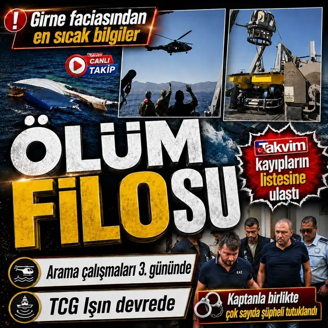 Girne faciasında kayıpları arama çalışmaları 3üncü gününde! TAKVİM kayıp 20 kişinin listesine ulaştı: 14 kişi tutuklandı