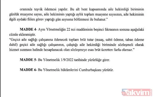 Aile hekimliği sözleşme ve ödeme yönetmeliğinde değişiklik Resmi Gazete'de yayımlandı - 3