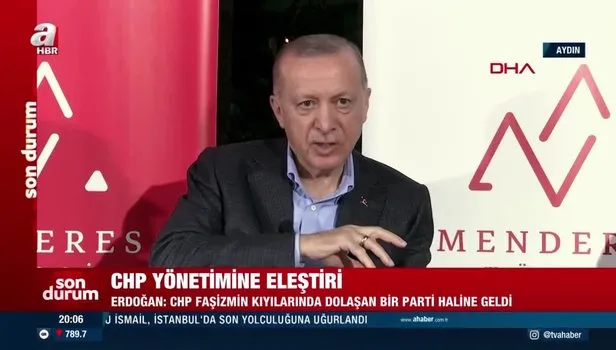 Başkan Erdoğan, Aydın'da "Darbeler ve Demokrasi Söyleşisi''ne katıldı