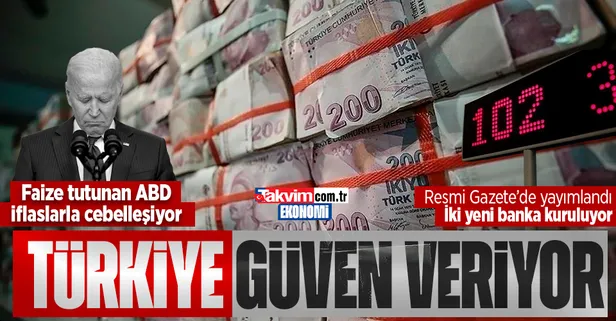 ABD'de iflaslar arka arkaya! Türkiye'de yeni yatırımlar yolda: BDDK'dan iki yeni bankanın kuruluşuna onay