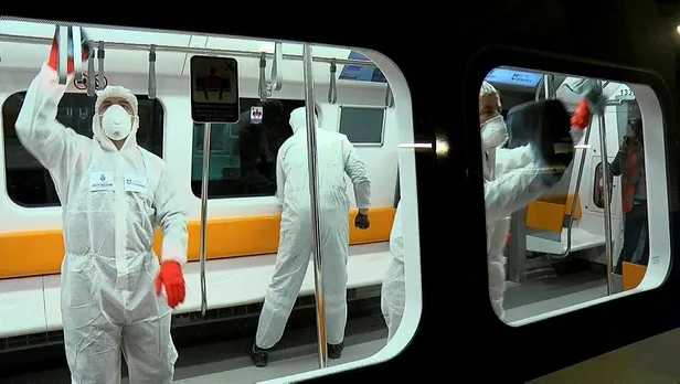 Son dakika: İstanbul metrolarında "virüs" önlemi-3