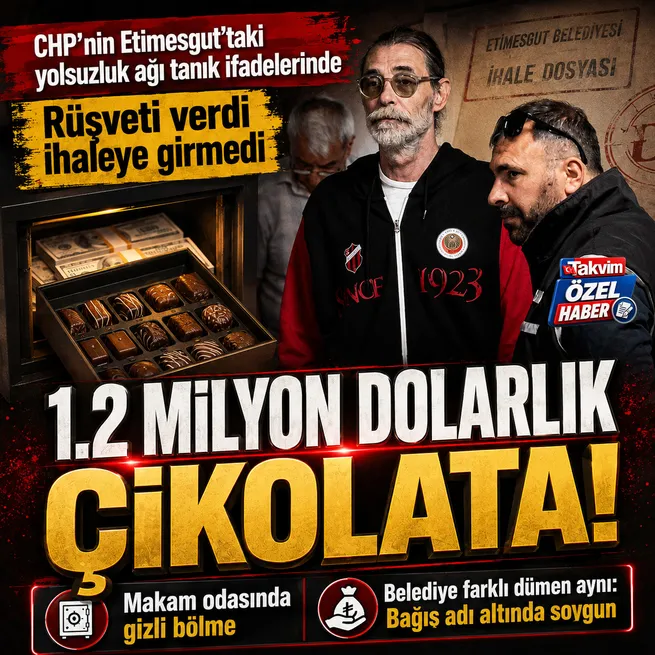 Etimesgut Belediyesi soruşturmasında yeni perde! Çikolata kutusunda 1,2 milyon dolarlık rüşvet ve gizli oda iddiaları dosyada