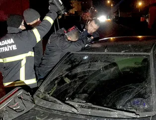 Kaza yaptıktan sonra aracında uyuya kaldı