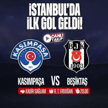 Kasımpaşa - Beşiktaş | CANLI