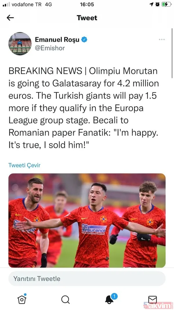 SON DAKİKA: Steaua Bükreş Başkanı açıkladı: Olimpiu Morutan’ı 5.7 milyon Euroya Galatasaray'a sattım - 7