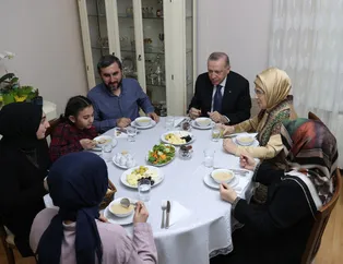 Başkan Erdoğan, Ersin Kılıçaslan isimli vatandaşın iftar sofrasına konuk oldu