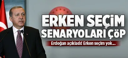 Erken seçim senaryoları çöp