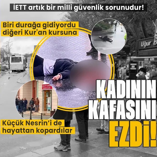 Beşiktaş’ta İETT otobüsünün altında kalan kadın hayatını kaybetti