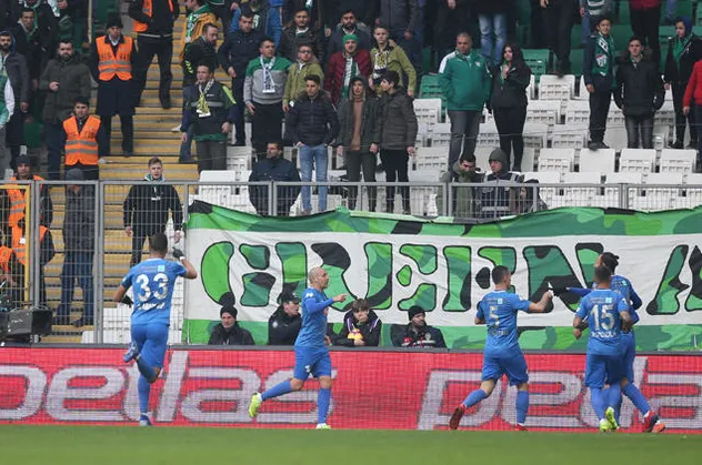 Maç sonucu: Bursaspor 0-2 Çaykur Rizespor