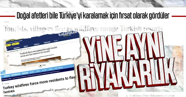 Doğal afetleri bile Türkiye'yi karalamak için fırsat olarak gördüler! Batı medyası ikiyüzlülüğü