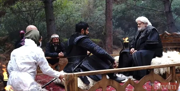 Yeşilçam'ın efsanesi Cüneyt Arkın için çok özel paylaşım! Kuruluş Osman'daki set arkası görüntüleri duygulandırdı... - 6