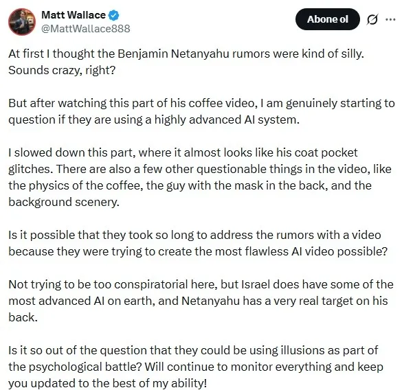 Öldüğü iddia ediliyordu: Netanyahu günler sonra ortaya çıktı | Deepfake tartışması büyüdü: Netanyahu yeni video paylaştı-6