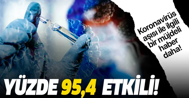 Koronavirüs aşısında sevindiren gelişme! Başarı oranı yüzde 95.4...