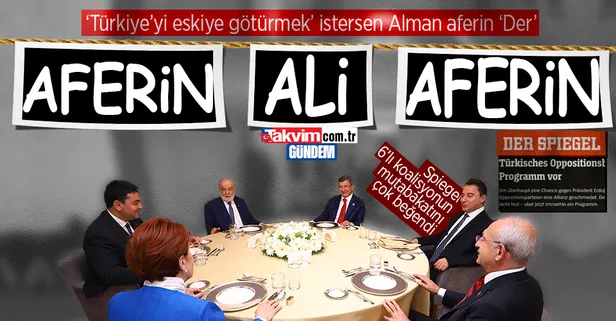 Son dakika: Alman Der Spiegel'den ortak mutabakata övgü! Amaçları Türkiye'yi eskiye götürmek