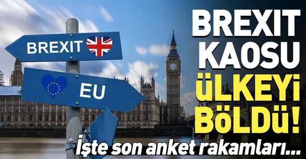 Brexit kaosu İngiliz halkını böldü