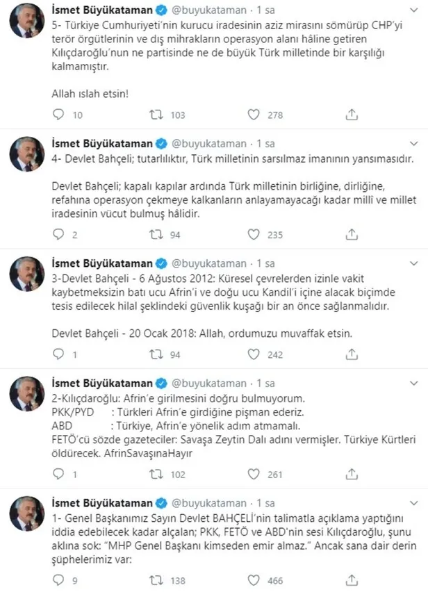 MHP'den CHP Genel Başkanı Kemal Kılıçdaroğlu'nun skandal sözlerine sert tepki! CHP'yi terör örgütlerinin ve dış mihrakların operasyon alanı hâline getiren Kılıçdaroğlu...-1