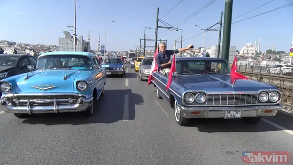 Galata Köprüsü'nde 100. Yıl Konvoyu... - 10