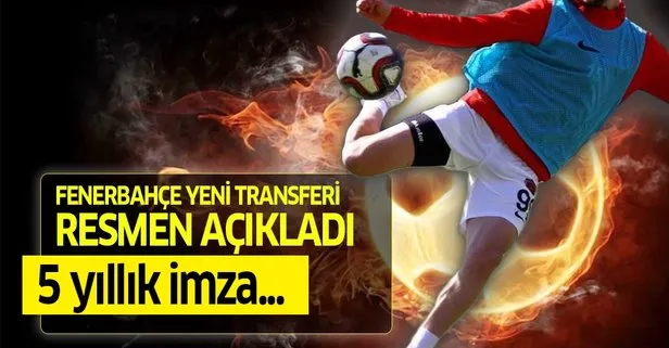 Fenerbahçe’de son dakika transfer gelişmesi | İsmail Yüksek resmen açıklandı