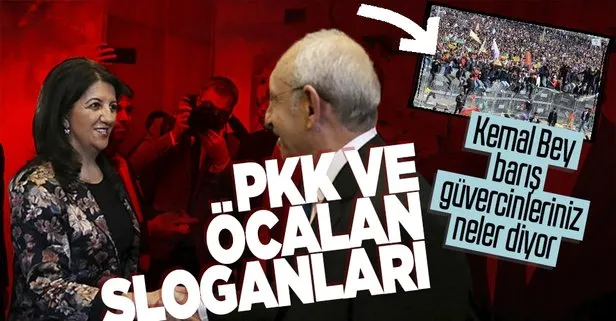HDP’nin nevruz etkinliğinde PKK sloganları