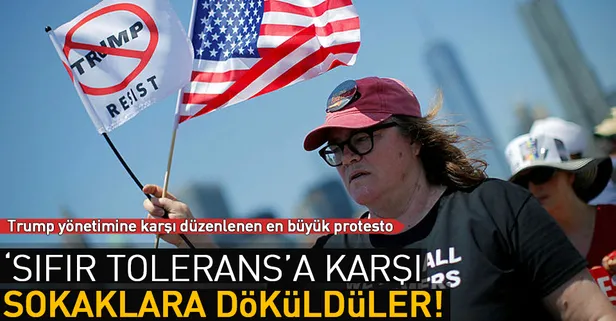 ABD halkı göçmenler için sokağa döküldü