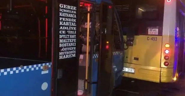 Kartal’da minibüs İETT otobüsüne çarptı: Çok sayıda yaralı var