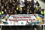 "Zalimler devrilecek mazlumlar kazanacak" | İsrail'in Gazze'ye yönelik saldırıları İstanbul'da protesto edildi
