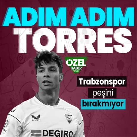 Adım adım Torres: Trabzonspor İspanyol orta sahanın peşini bırakmıyor!