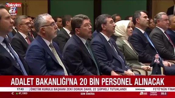 Adalet Bakanlığı 20 Bin personel alacak!