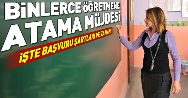 MEB'den binlerce öğretmene atama müjdesi! Sözleşmeli öğretmen atamaları ne zaman?