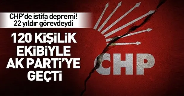 CHP’de istifa depremi! Mehmet Uğur ve 120 kişi AK Parti’ye geçti