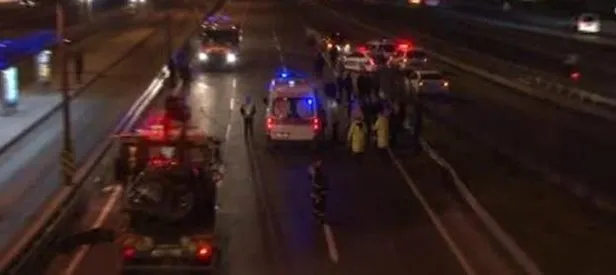 E-5’te korkutan yangın!