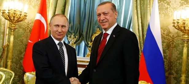 Erdoğan ile Putin Kremlin'de görüştü