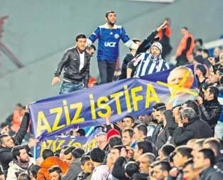 Aziz Yıldırım’a şok pankart