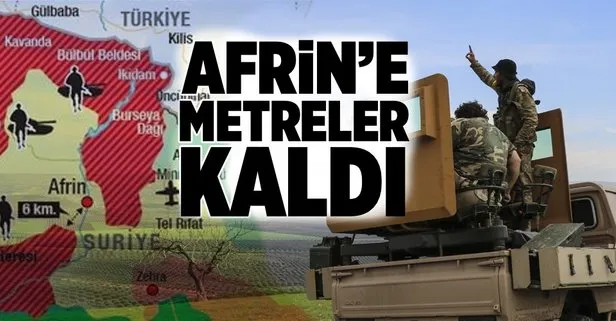 Afrin’in merkezi için çember kapanıyor