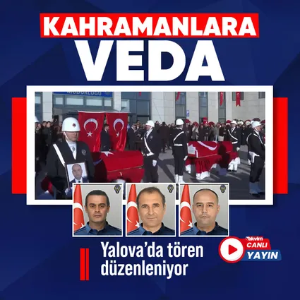 Şehitlere veda: Yalova’da tören düzenleniyor