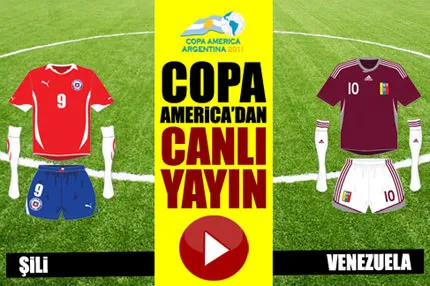 Şili - Venezuela Dünya ile aynı anda CANLI