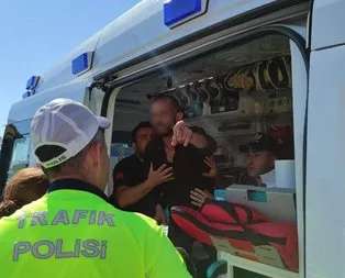 İntihara kalkıştı! Ambulanstan da kaçtı