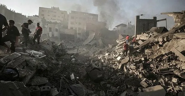 Katil İsrail ordusu Gazze’yi harabeye çevirdi! Katliamın 21’inci gününde Gazze’ye ölüm ve soykırım ablukası