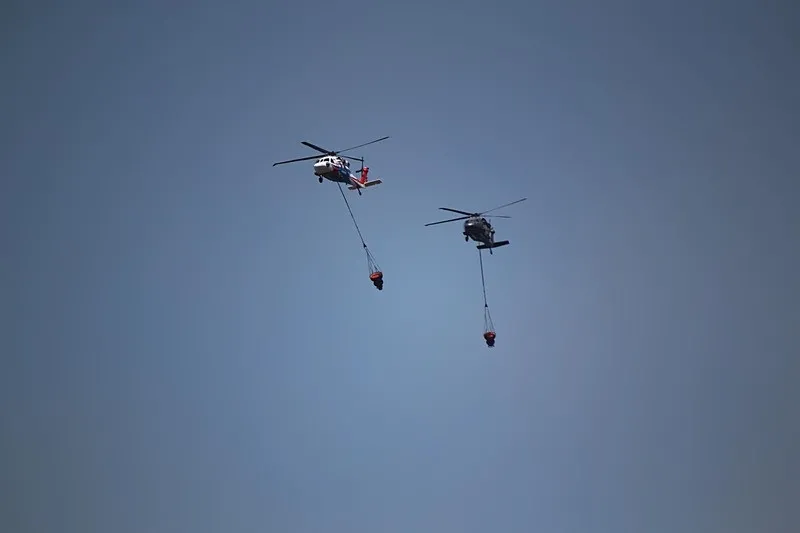 Karabük'te alevler mücadele sürüyor