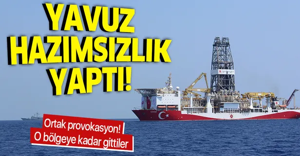Yavuz gemisine Rum ve AB'den ortak provokasyon!