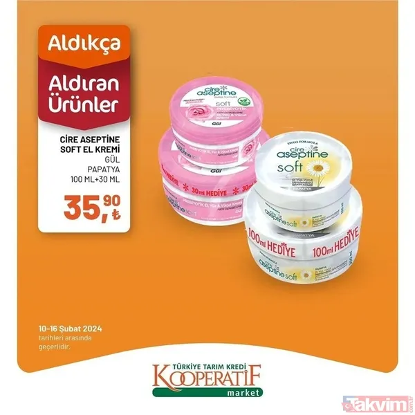 Tarım Kredi market 10-16 Şubat fiyat listesi! 41 üründe dev indirim! Peynir, 94.90 TL, Çay 54.90 TL, 6'lı kağıt havlu 54.90 TL... - 41